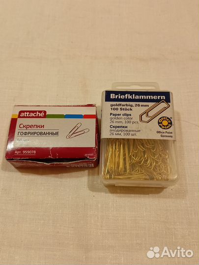 Скрепки канцелярские