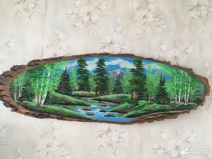 Картина из самоцветов