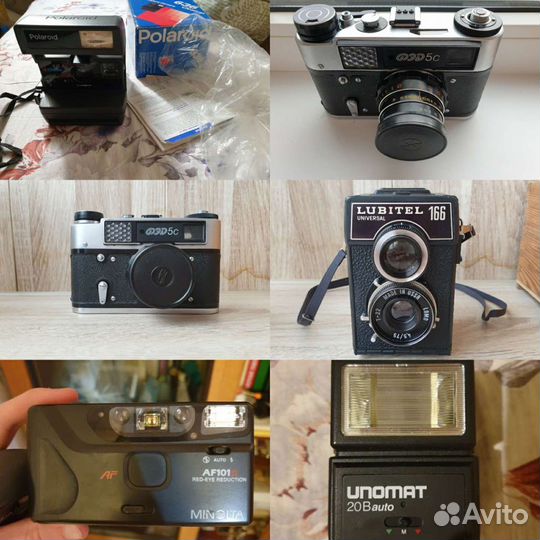 Фотоаппараты СССР, объективы и аксессуары