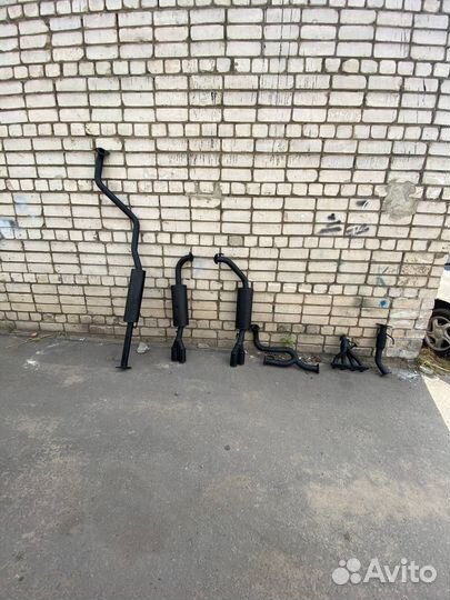 Раздвоенный выхлоп Hyundai Solaris