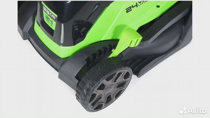 Газонокосилка Greenworks GD24LM33K2, АКБ 2Ач