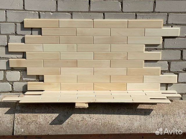 Стеновой паркет из липы (вагонка кирпичиком ) купить в Перми | Товары ...