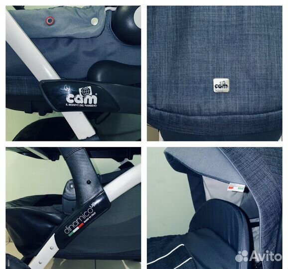Коляска Cam Dinamico Up Smart 3 в 1 Denim