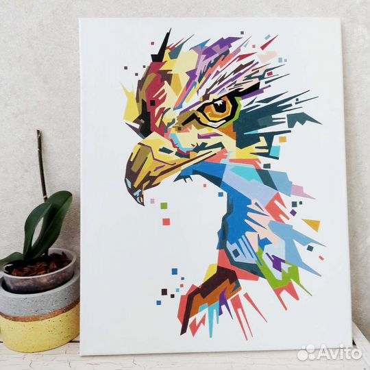 Готовая картина по номерам 40х50