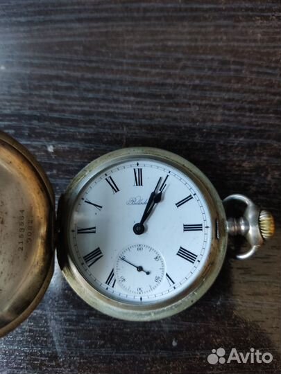 Старинные карманные часы. Серебро