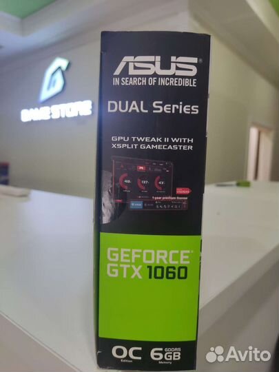 Видеокарта MSI gtx 1060 6gb asus