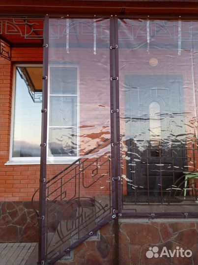 Мягкие окна с открывающимися створками