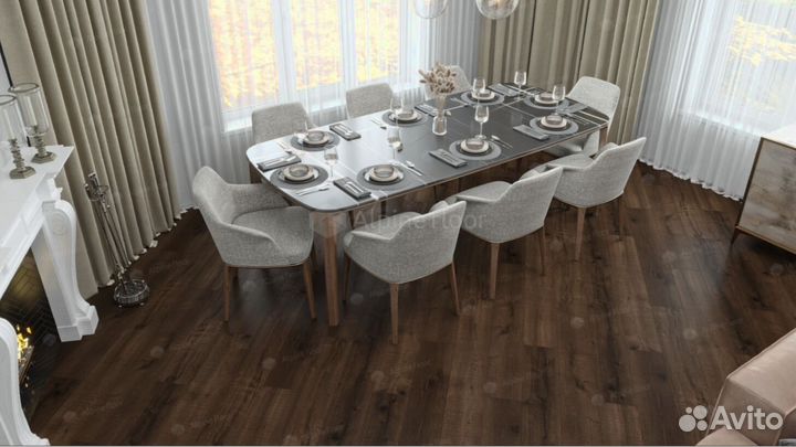 Кварцвиниловая плитка Alpine floor Real Wood Дуб М