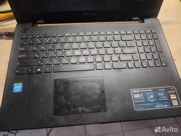 Ноутбук asus на запчасти X553