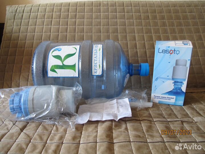 Помпу для воды Standart Lesoto и 2 бутыли 19 л