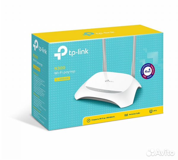 Wi-Fi роутер TP-Link TL-WR840N v6.2