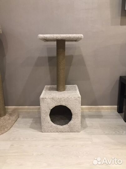 Когтеточка с домиком «Кошачий маяк»