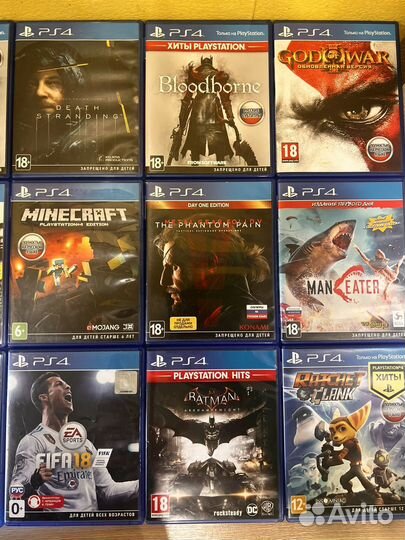 Игры на ps4 диски