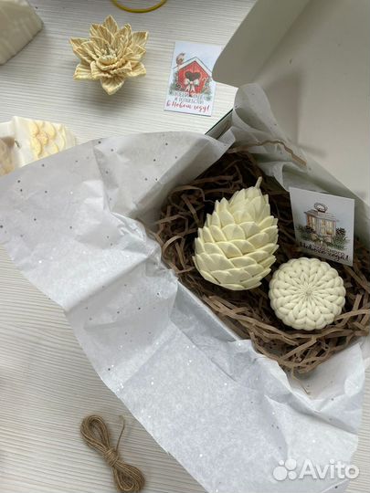 Новогодние свечи, подарок на новый год