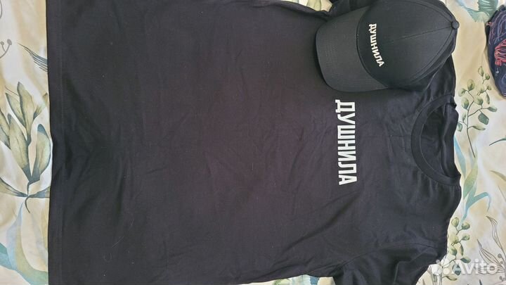 Майка+бейсболка новые