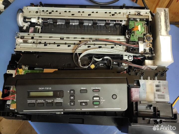 Мфу разбор brother dcp t310, t520, t300 запчасти