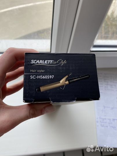 Плойка, щипцы для волос scarlett SC-HS60597