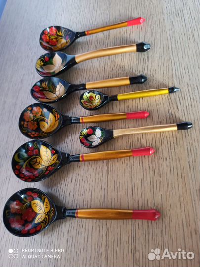 Деревянные ложки ручной работы СССР