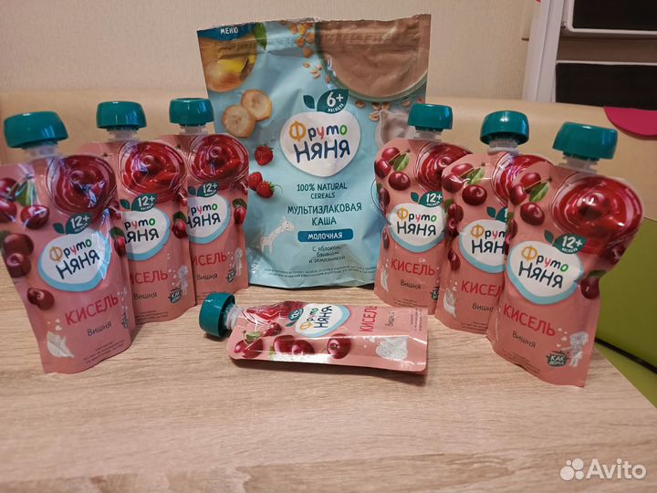 Фрутоняня каша и кисель