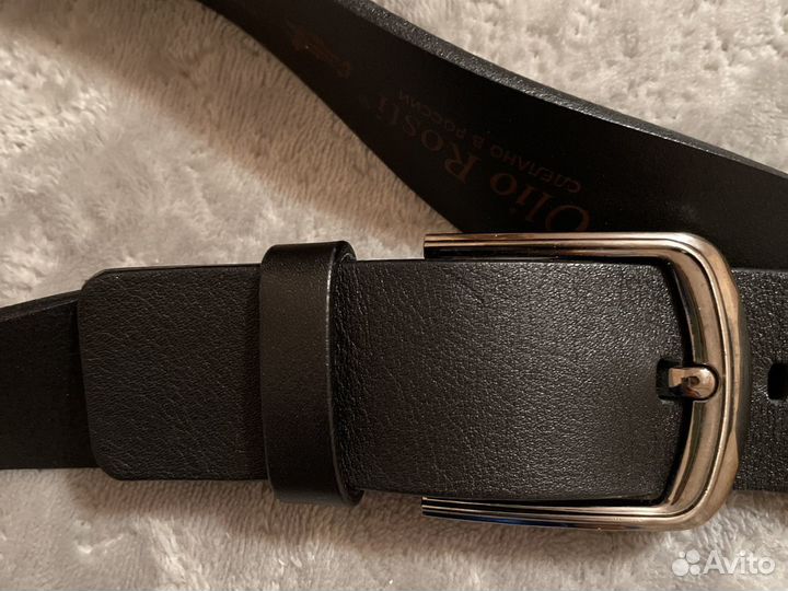 Ремень женский кожаный черный новый