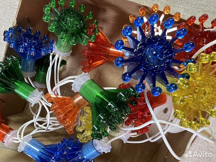 Гирлянда ёлочная СССР 1985г