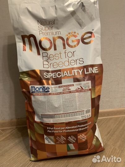 Корм для собак monge