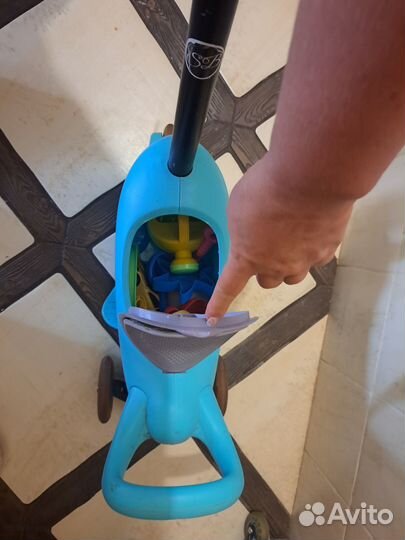 Самокат детский с сиденьем и ручкой