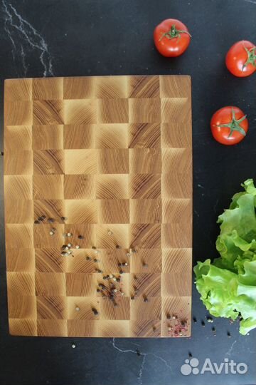 Доска разделочная торцевая