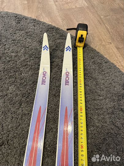 Детские лыжи+крепления+ботинки 32 р