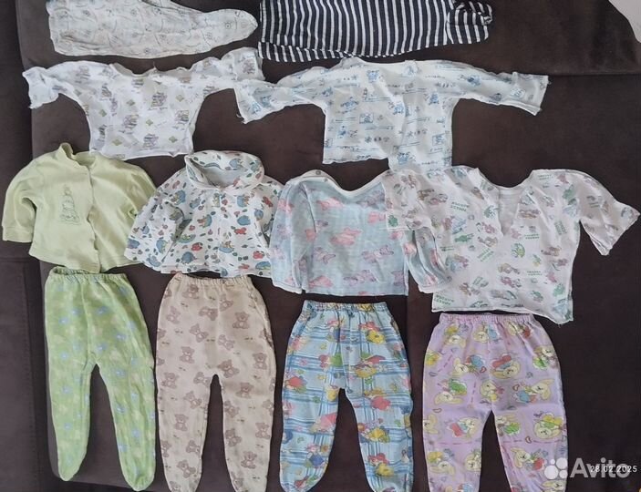 Детские вещи пакетом на девочку 56 62