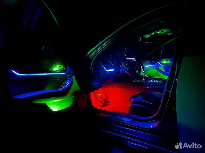 Установка подсветки салона