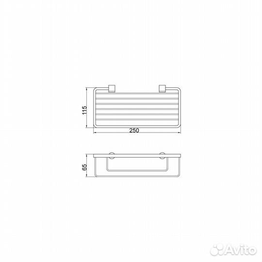 Полка металлическая Veragio basket VR.GFT-9046.BR