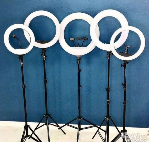 Кольцевая лампа со штативом + доставка