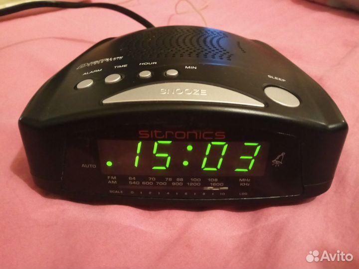 Радио часы будильник