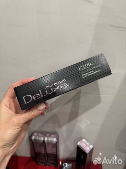 Краска Estel deluxe high blond № 101