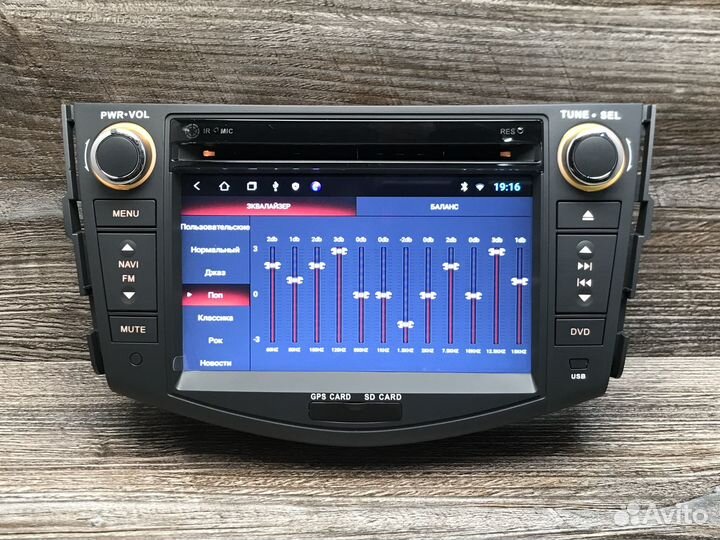 Магнитола Toyota RAV4 3 XA30 с камерой