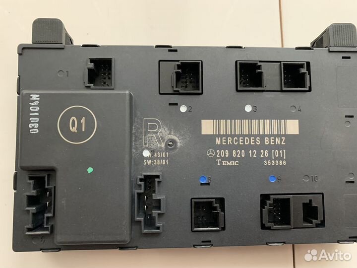 Блок управления двери пер прав Mercedes CLK W209