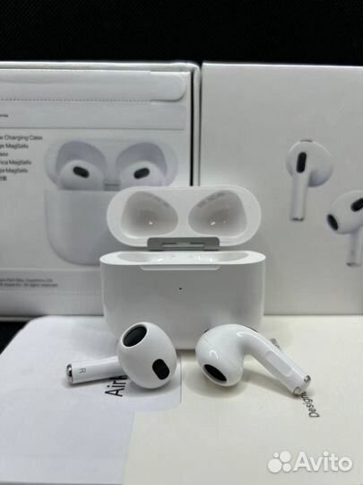 Наушники AirPods 3 (2024) + блок питания и чехол