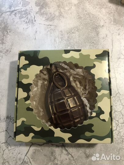 Подарочная коробочка на 23 февраля мыло