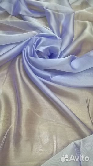 Штора тюль из полуорганзы 4,0 м новая