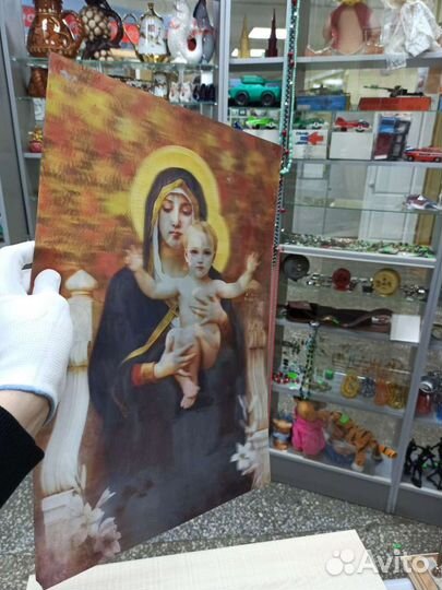 Советская Большая Стерео Икона Из СССР 1987 Год