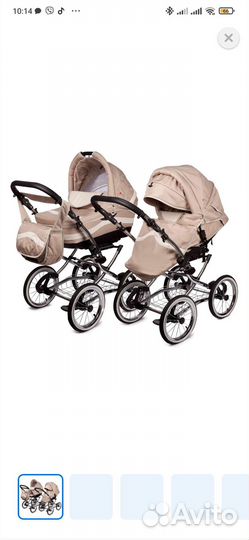 Коляска 2 в 1 Adbor Marsel Classic Beige