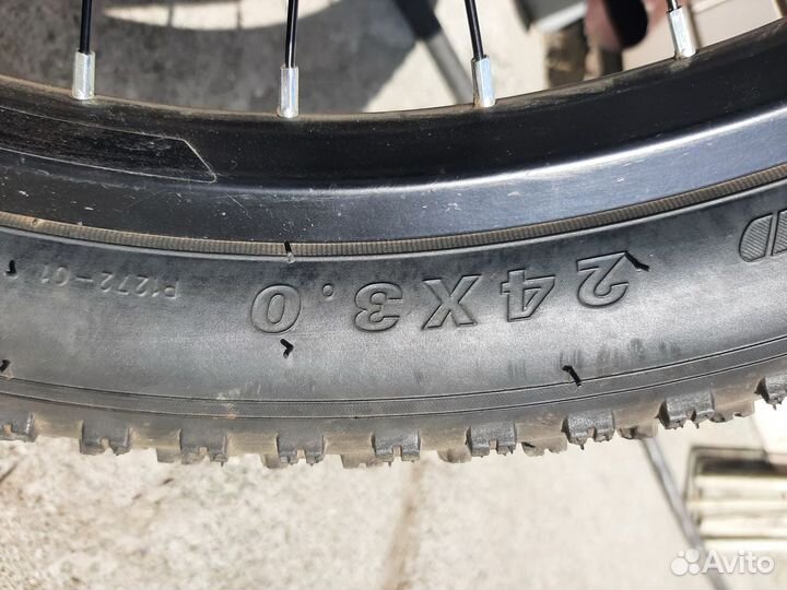 Велосипед Фэтбайк подростковый 24 дюйма