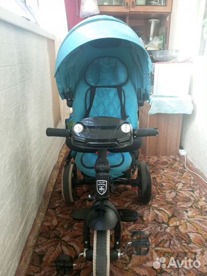 Детский велосипед с ручкой