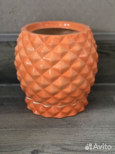 Керамический цветочный горшок