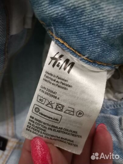 Джинсы мом H&m