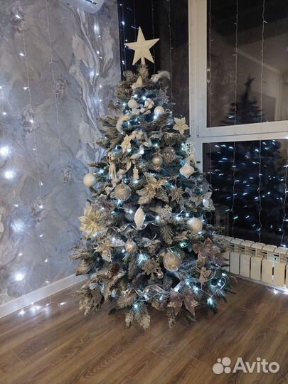 Елка искусственная 180 см бу