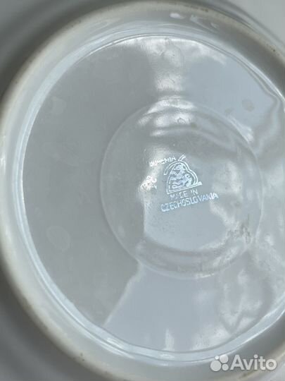 Блюдо и тарелка bohemia