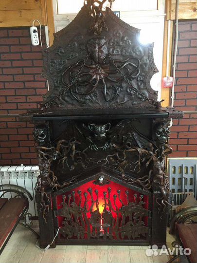 Кованый камин