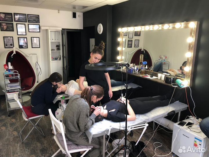 Зеркало гримерное 200*100